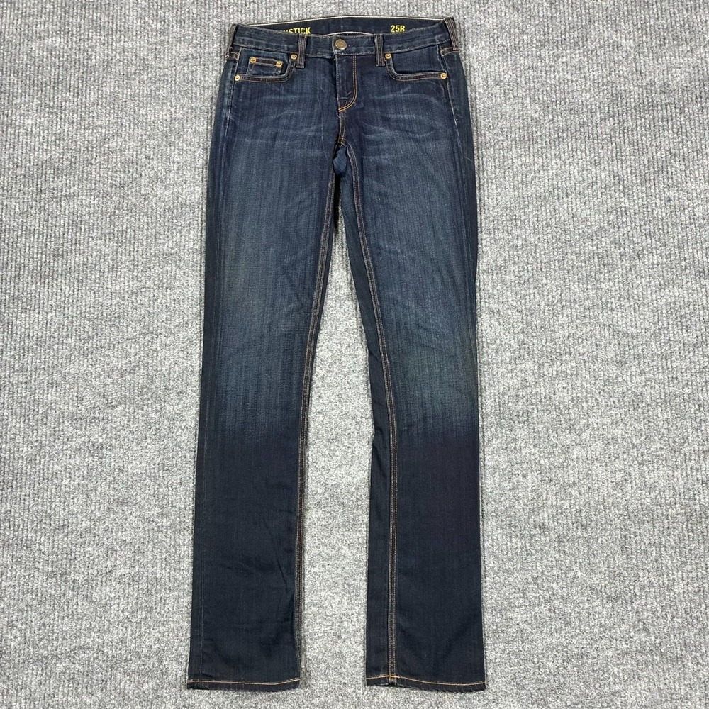 Matchstick Womens Skinny Jeans Size 25R Stretch Dark Wash Denim Low Rise